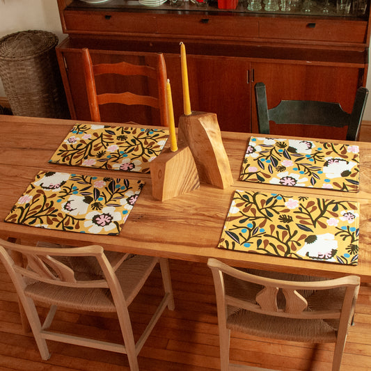 Cotton Placemats | Golden Botanical