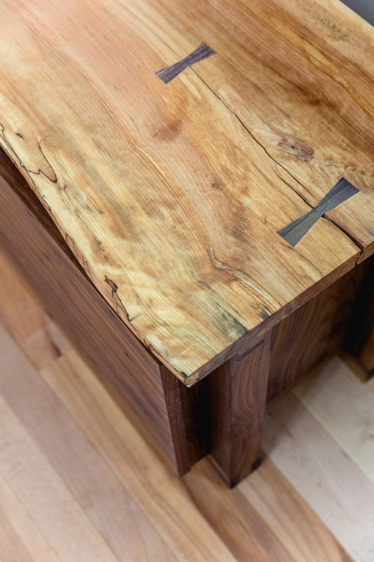 Live-edge Entry Bench