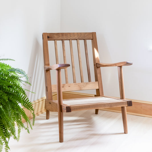 Walnut Lounge Chair