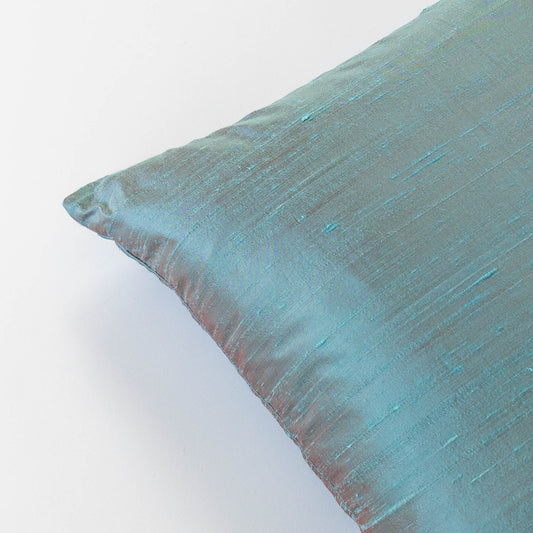 Dupioni Silk Throw Pillow Cover | Sunset