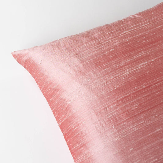 Dupioni Silk Throw Pillow Cover | Watermelon
