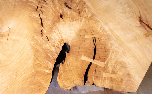 Twin Live-edge Maple Coffee Tables