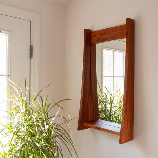 Wall Mirror with Shelf