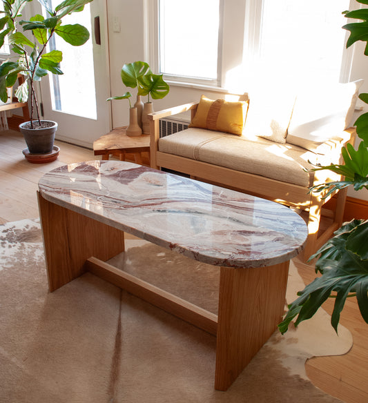 Stone Top Coffee Table 101