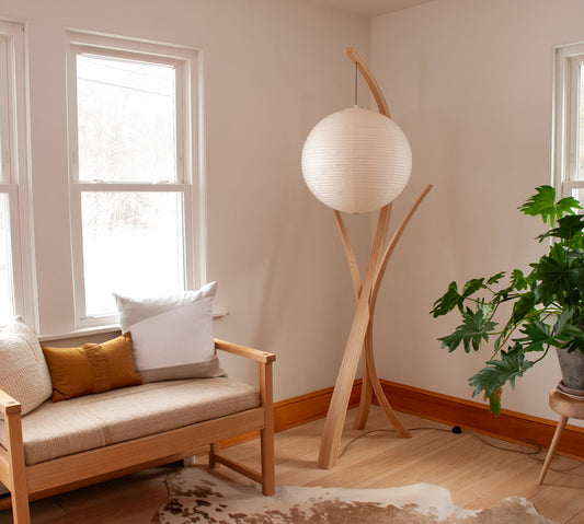 Bent Lamination Floor Lamp