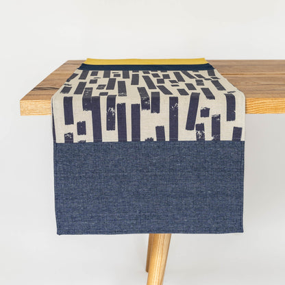 Cotton + Linen Table Runner | Rain