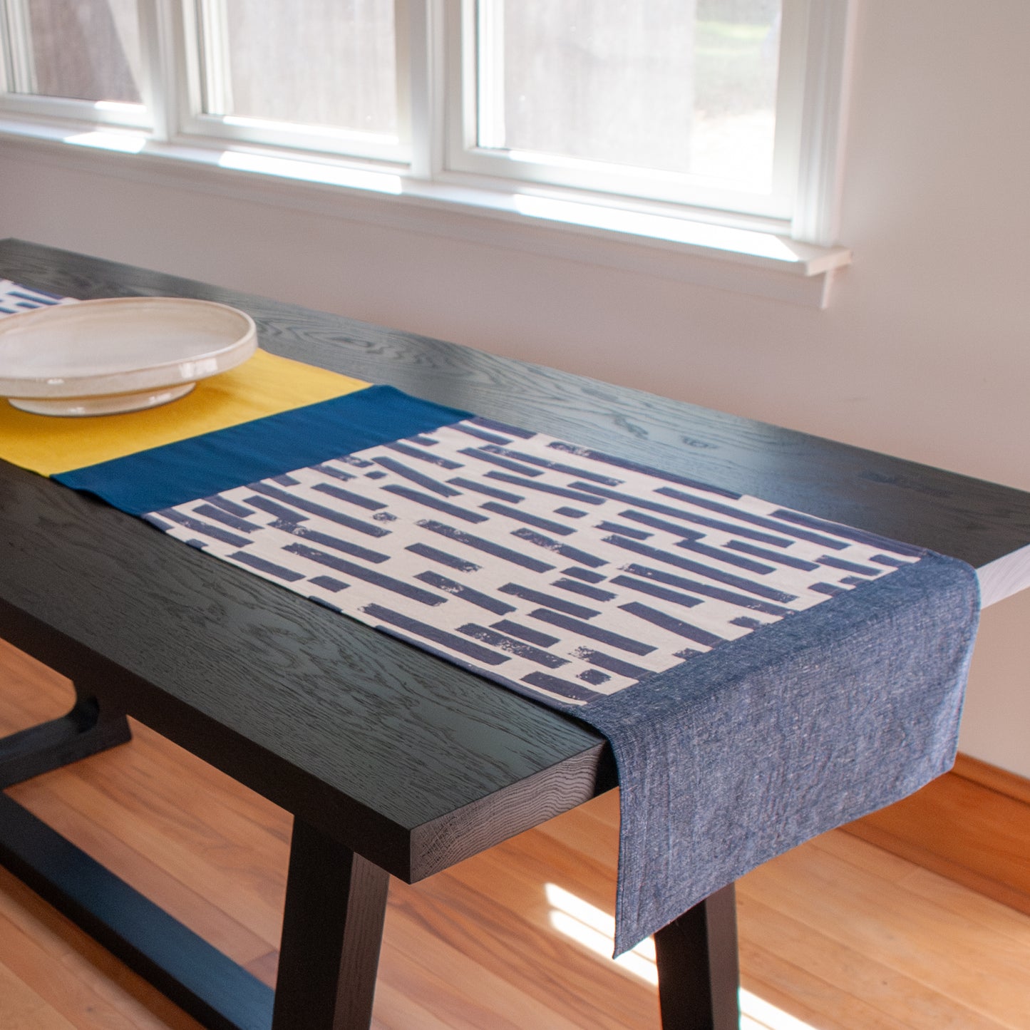 Cotton + Linen Table Runner | Rain