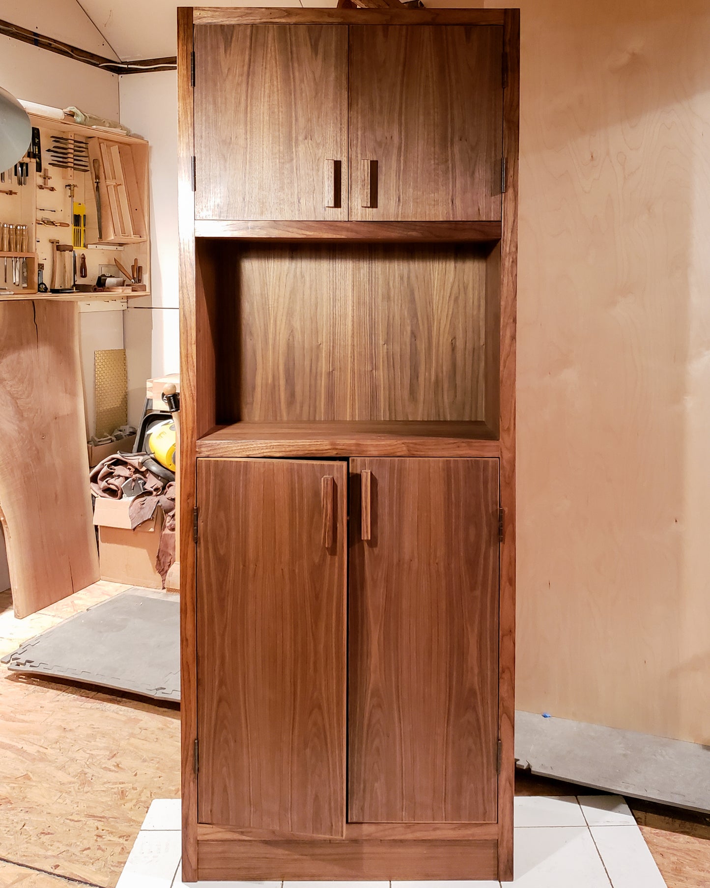 Walnut Kitchen Cupboard