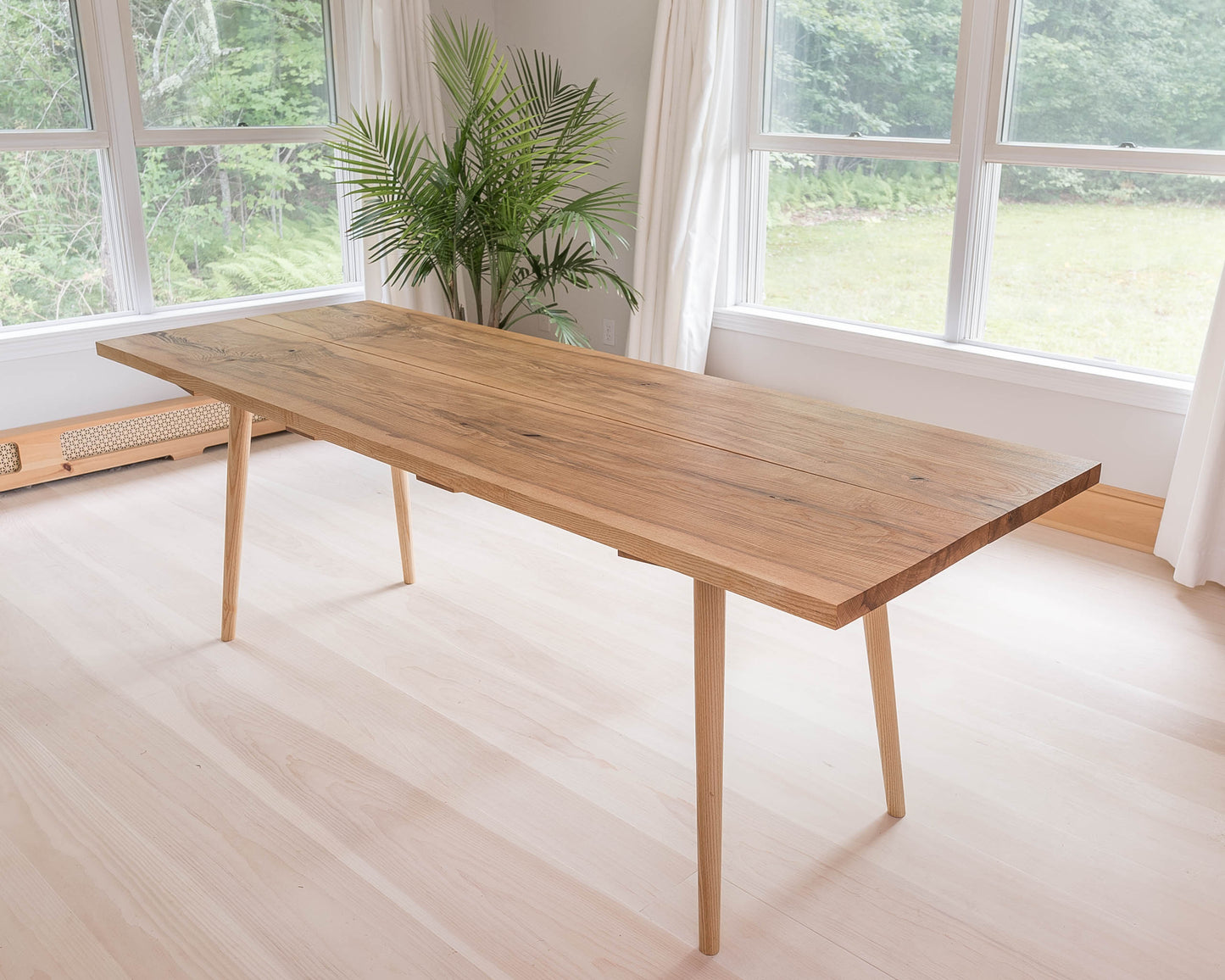 Bookmatched Ash Slab Dining Table
