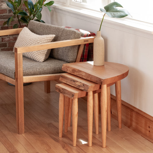 Maine Cherry Nesting Tables