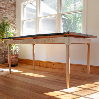 Live-edge Maine Maple Dining Table