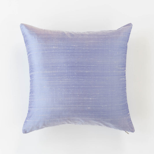 Dupioni Silk Throw Pillow Cover | Iris