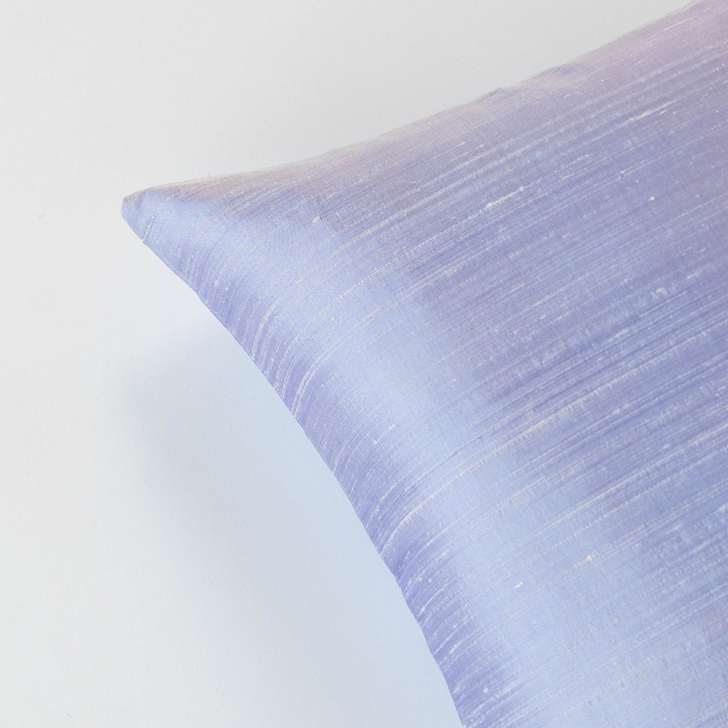 Dupioni Silk Throw Pillow Cover | Iris