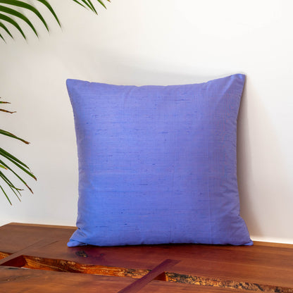 Dupioni Silk Throw Pillow Cover | Lavender