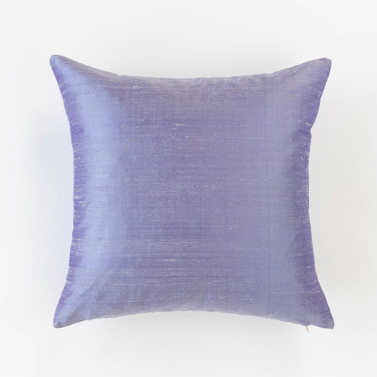 Dupioni Silk Throw Pillow Cover | Lilac