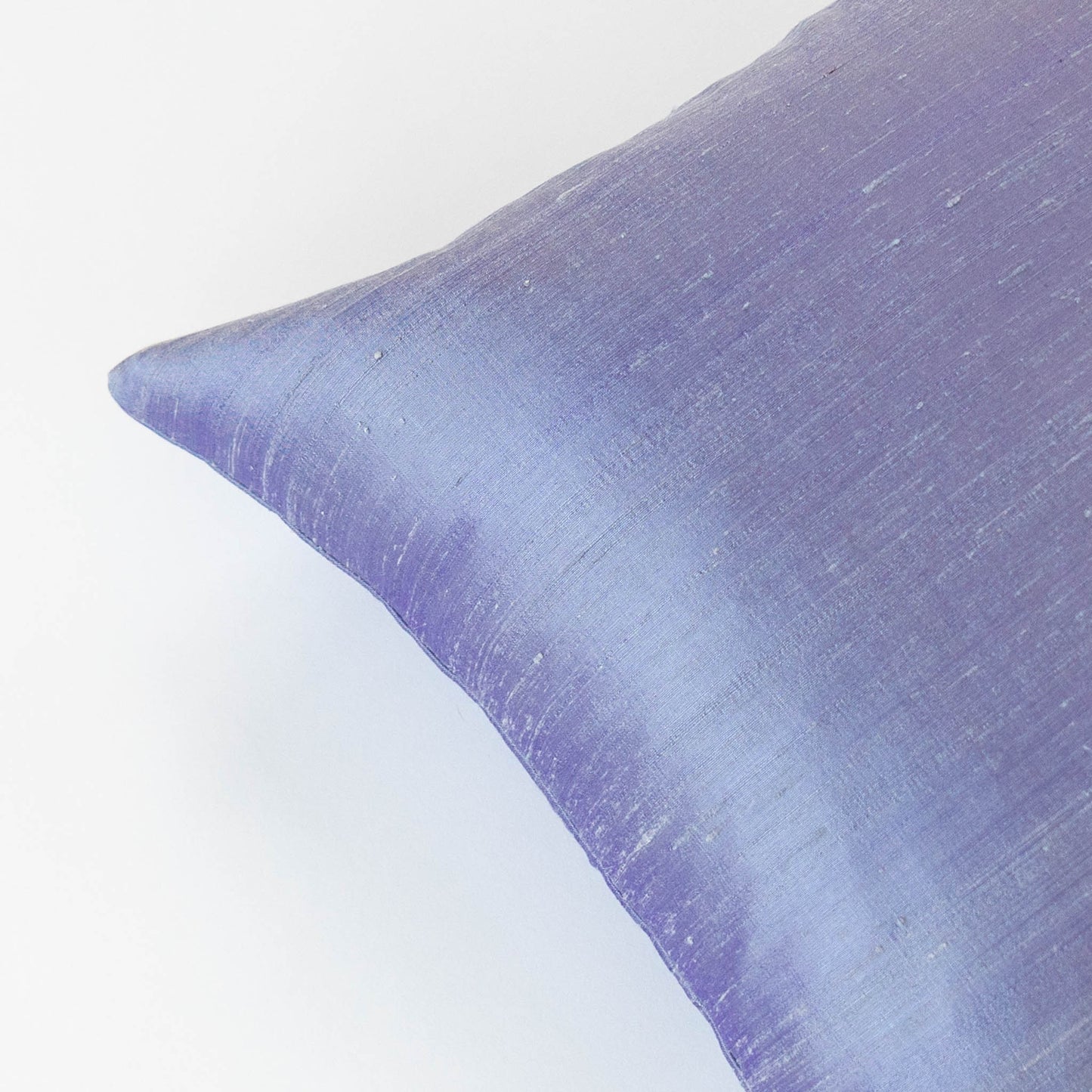 Dupioni Silk Throw Pillow Cover | Lilac