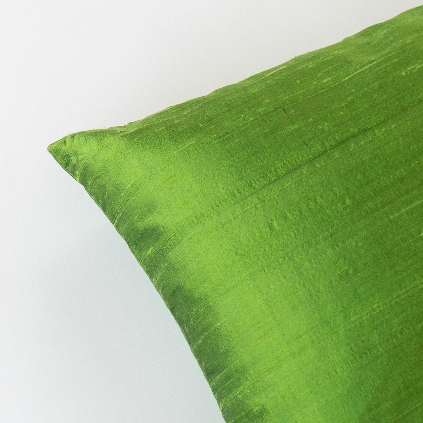 Dupioni Silk Throw Pillow Cover | Parrot