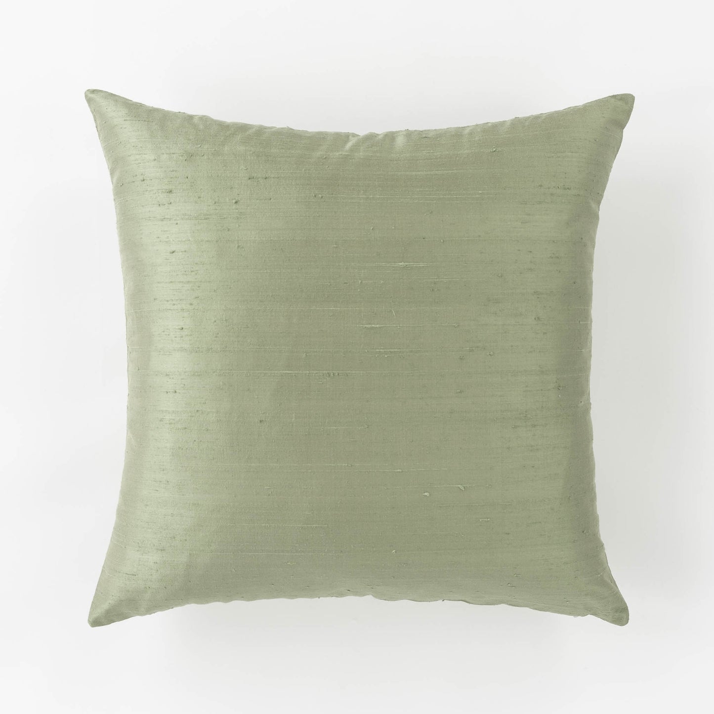 Dupioni Silk Throw Pillow Cover | Pistachio