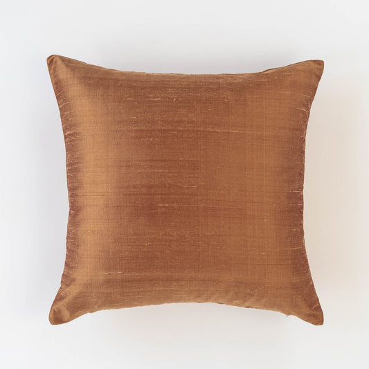 Dupioni Silk Throw Pillow Cover | Sienna