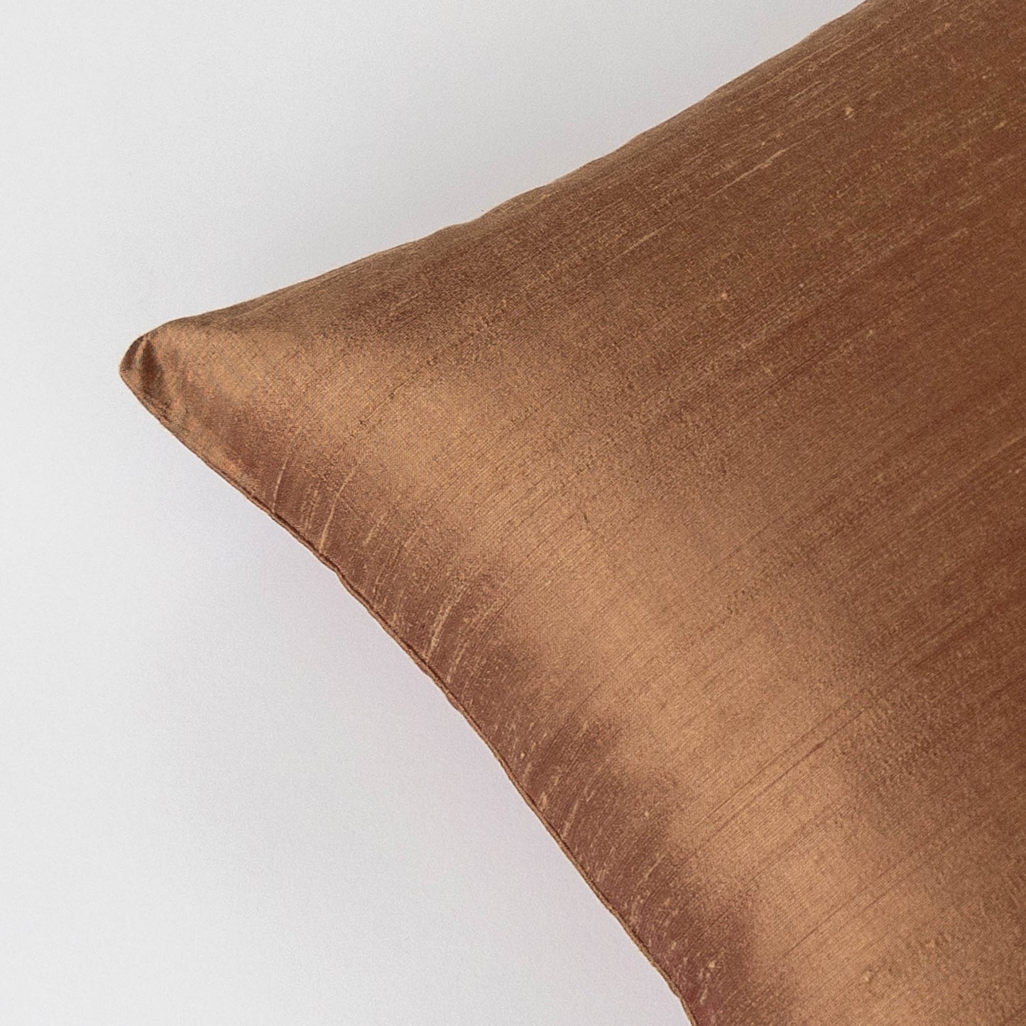 Dupioni Silk Throw Pillow Cover | Sienna