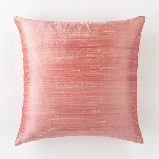 Dupioni Silk Throw Pillow Cover | Watermelon