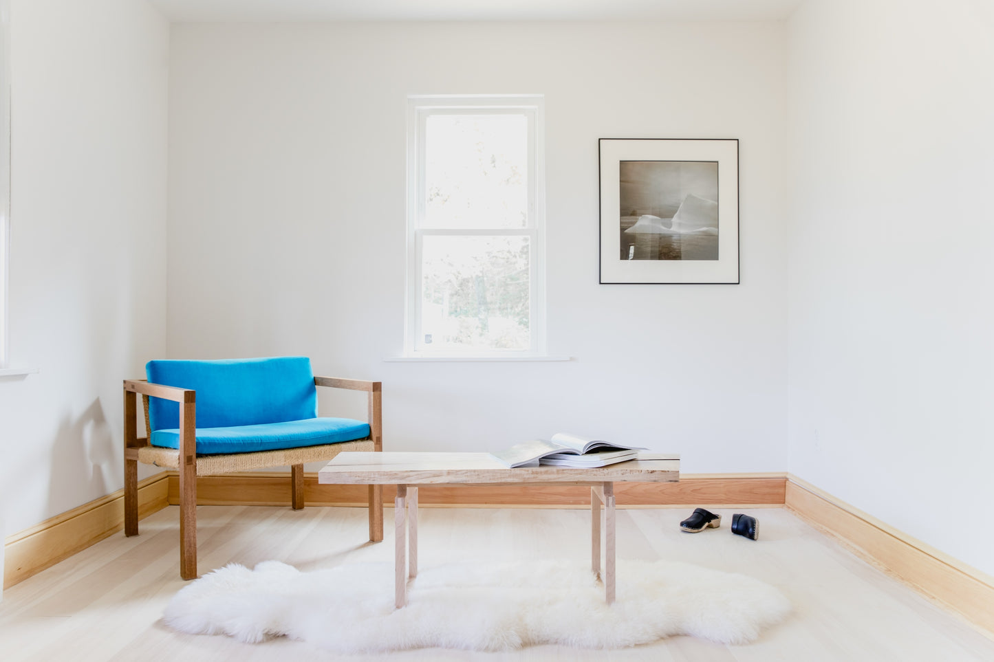 Split Top Maple Coffee Table