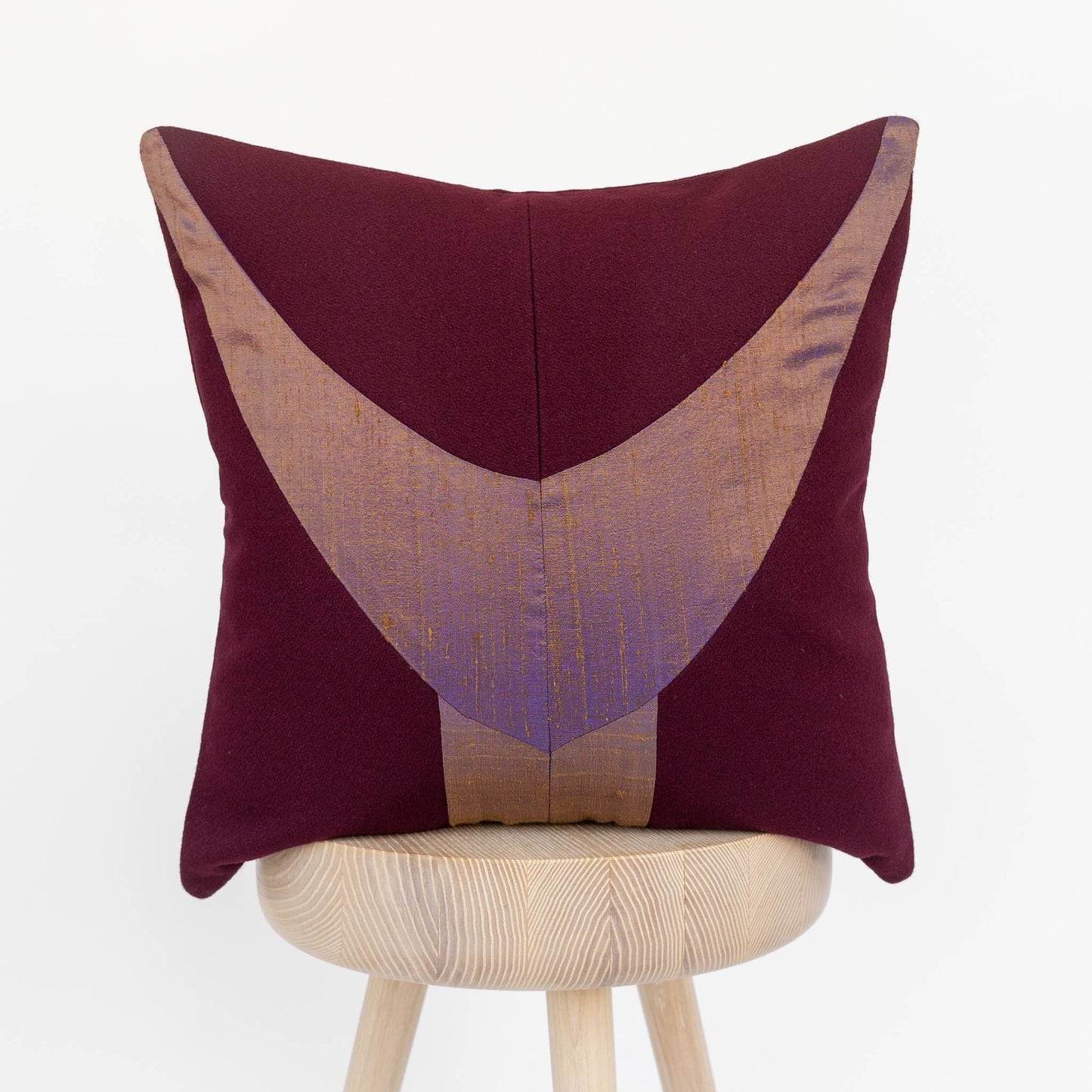 Wool + Silk Throw Pillow Cover | Artichoke