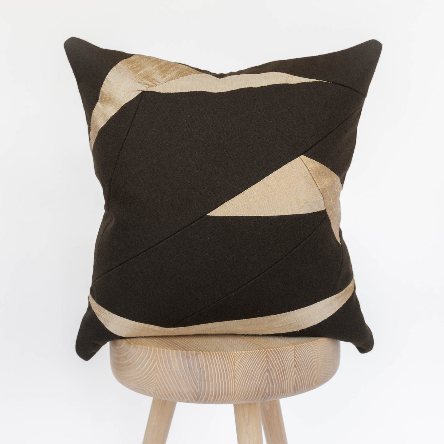 Wool + Silk Throw Pillow Cover | Birds
