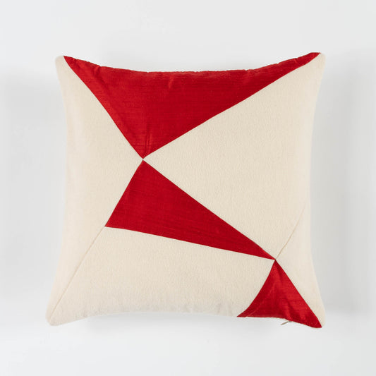 Wool + Silk Throw Pillow Cover | Chain