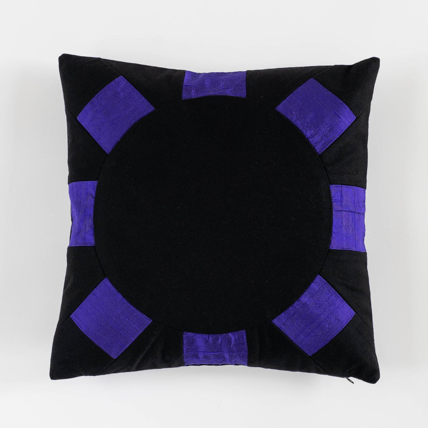 Wool + Silk Throw Pillow Cover | Eclipse