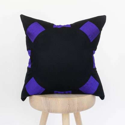 Wool + Silk Throw Pillow Cover | Eclipse