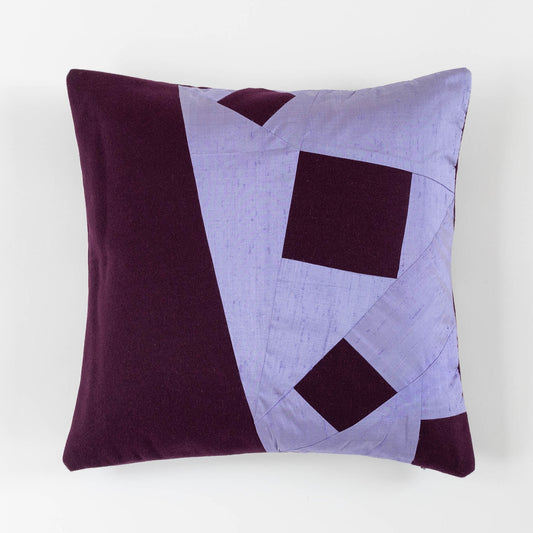 Wool + Silk Throw Pillow Cover | Falling Rocks