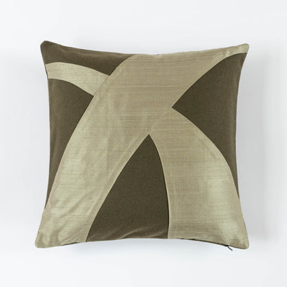 Wool + Silk Throw Pillow Cover | Jungle