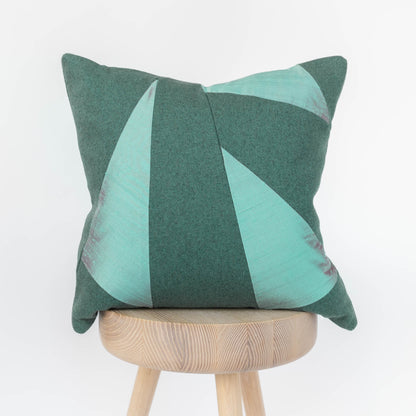 Wool + Silk Throw Pillow Cover | Mykonos