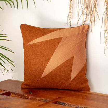 Wool + Silk Throw Pillow Cover | Rays