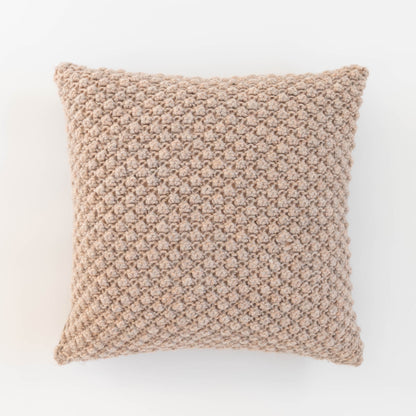 Knitted Wool Throw Pillow Cover | Desert