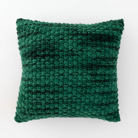 Knitted Wool Throw Pillow Cover | Forest